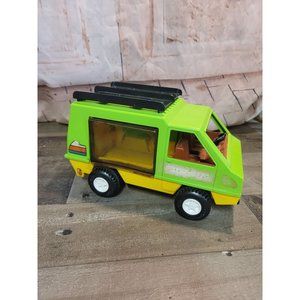 Fisher price green car AS IS van toy